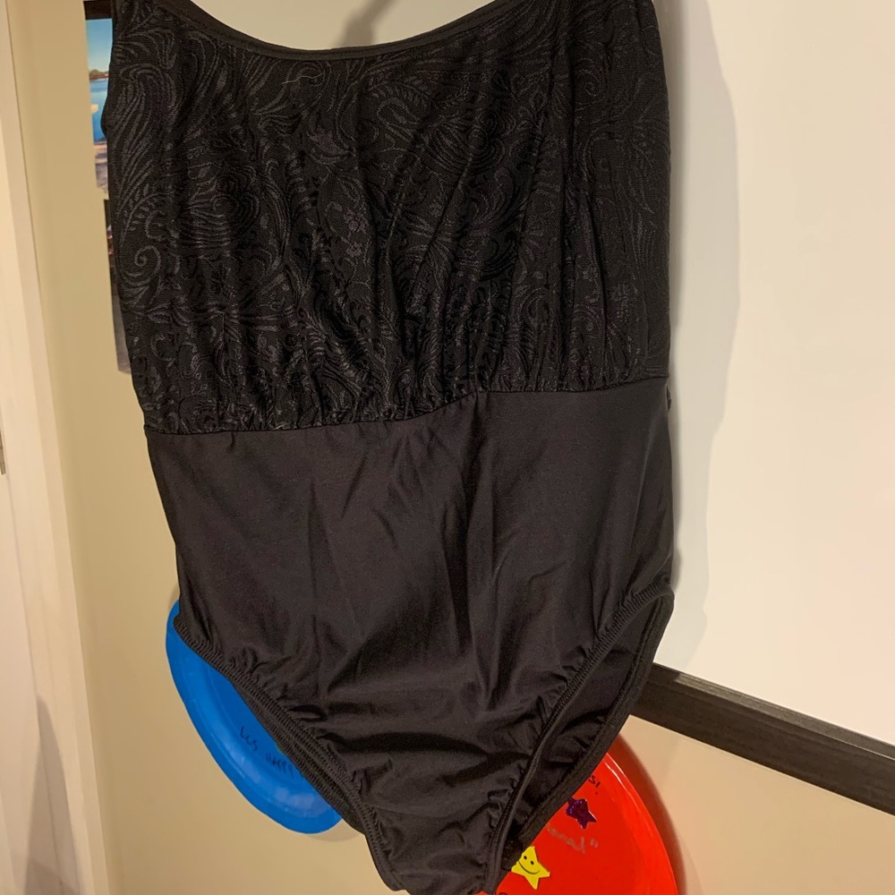 Black leotard (great for dancers)